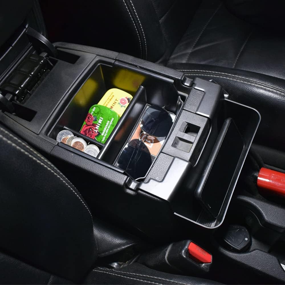 Auto Gear Shift Storage Box Organizer Tray, Center Console Organizer and Hanging Storage Box Organizer for 2011-2018 Wrangler JK JKU