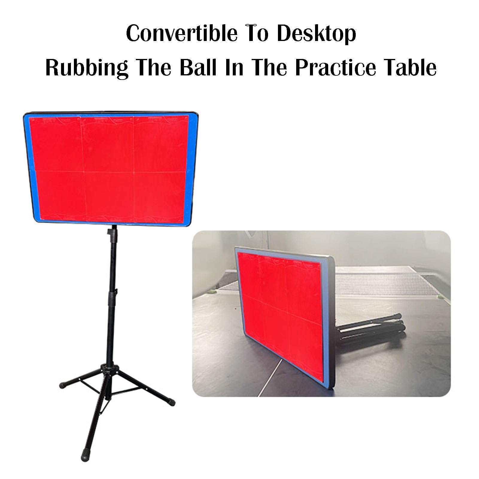 Tavola da ping pong da tavolo con rimbalzo con staffa stabile, tavola di ritorno da ping pong auto-allenamento per casa, palestra, sale giochi