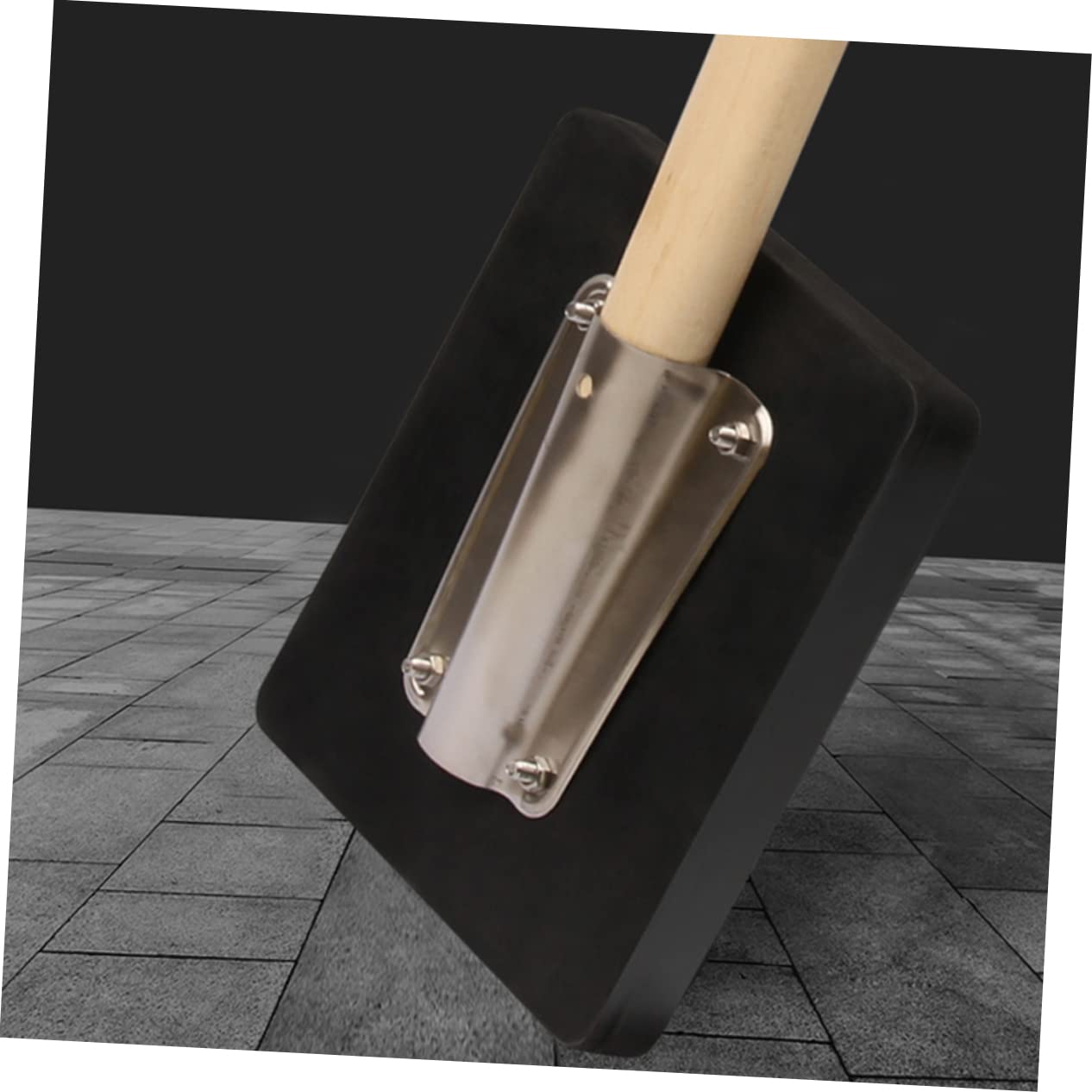SHINEOFI Maillet en Caoutchouc à Manche Bois pour Carrelage Outil de Pavage Ergonomique et Pratique pour Pose de Carreaux