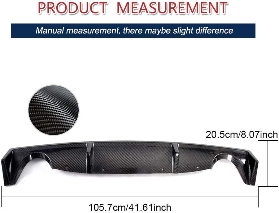 Carbon Fiber Rear Diffuser fits for Nissan 350Z 2003-2006 Bumper Cover Lower Lip Spoiler Valance Protector Rear Spoiler Body Kits Factory Outlet