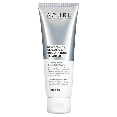 ACURE - Crema limpiadora para puntos de acné increíblemente claros