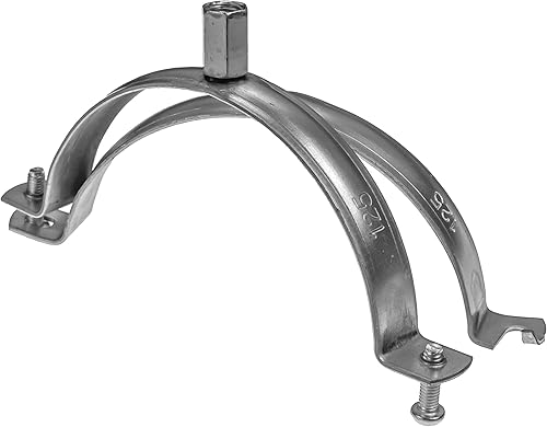 Miniatura 9 de Repa Market Colgador de tubo galvanizado de 4 pulgadas - Soporte de montaje de conducto - Soportes de tubo de PVC - Abrazaderas de tubo de metal -