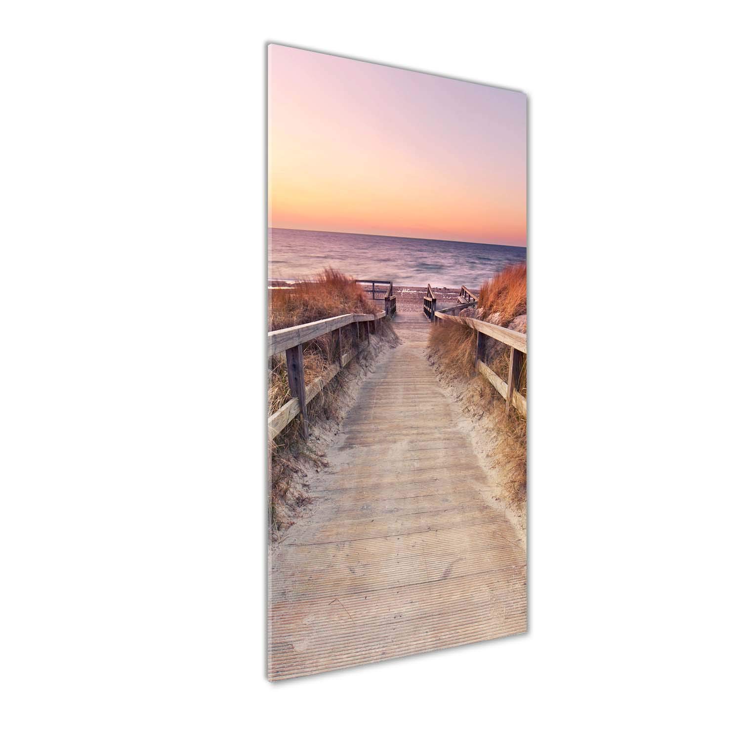Image sur verre Tulup 50x125 pour créer une ambiance évasion plage dans votre salon