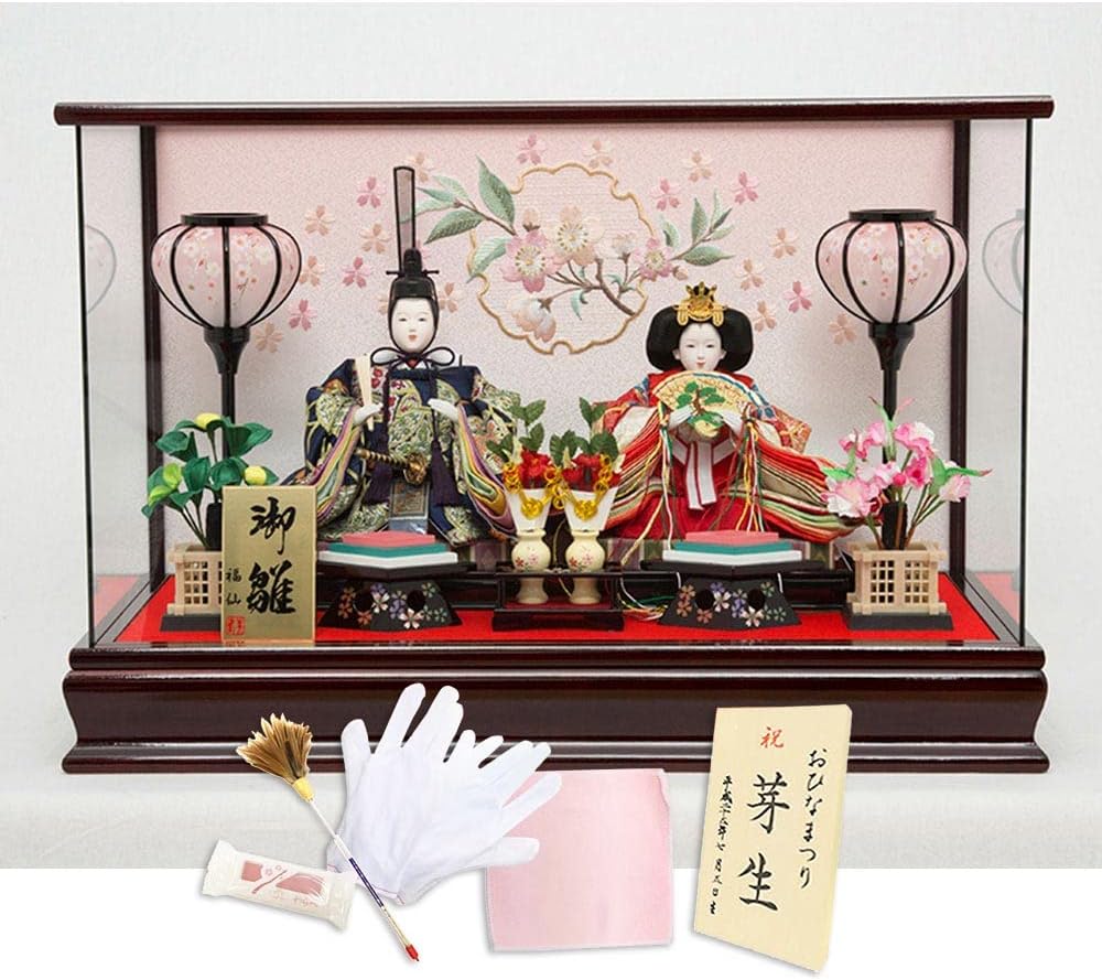 雛人形 ケース飾り コンパクト 春麗 親王飾り ガラスケース おしゃれ 特選 雛人形 ケース飾り コンパクト 春麗 親王飾り ガラスケース おしゃれ 特選