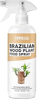 Brazilian Wood Plant Food Spray, Gentle Foliar Feeding Spray for Healthy Leaves and Plants. Liquid Fertilizer by TPS Plant Foods, 16oz (475ml)