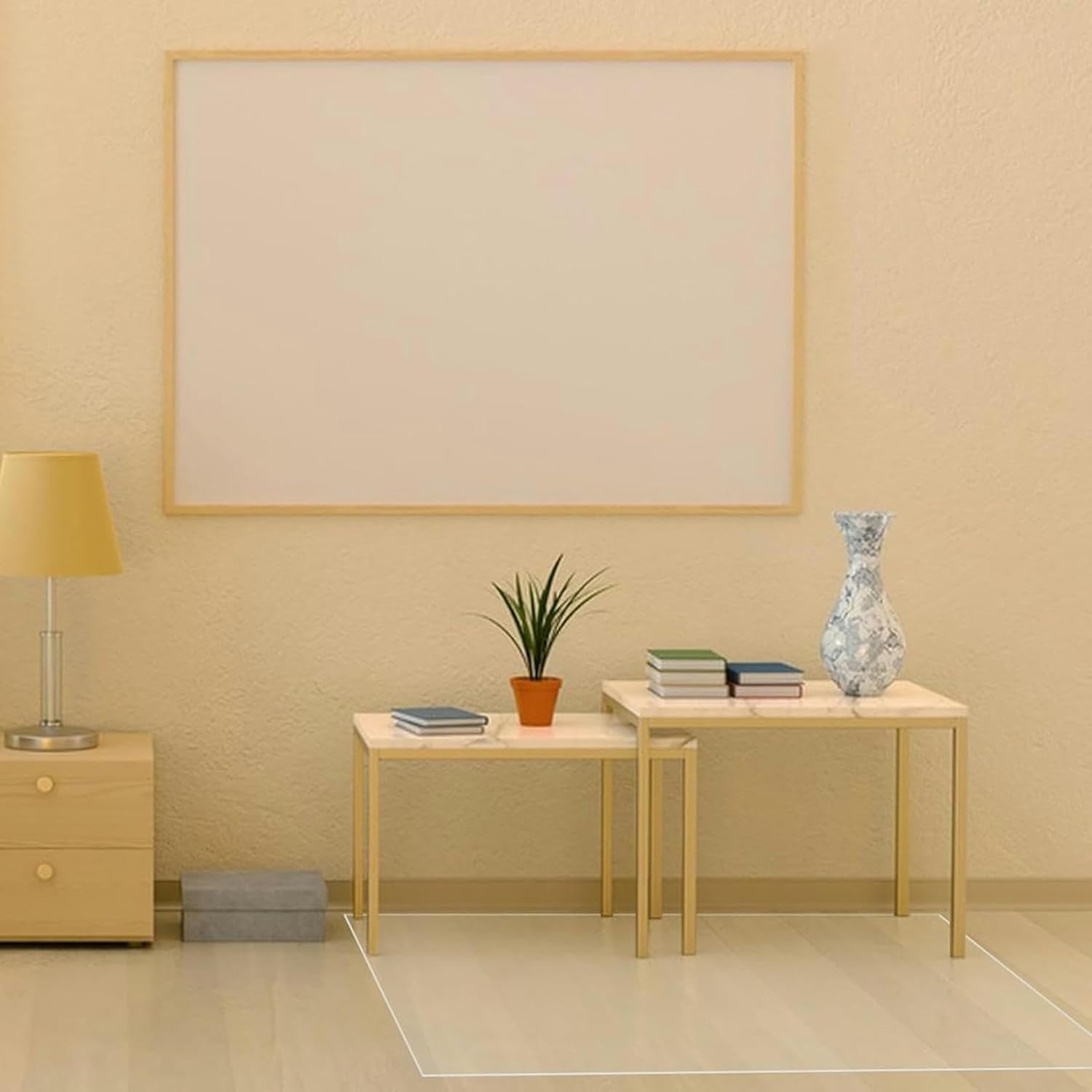 Office Chair Mat for Floor Protection-0.06 Thick and 0.08 Thick Clear Chair Mat in PVC Material Rolling Chair Mat Hard Floor Use