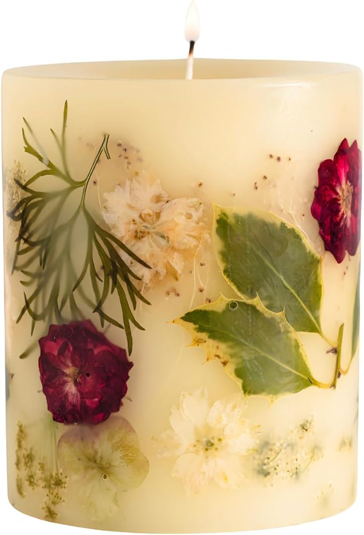 Rosy Rings Citrus Garland Round Botanical Candle 120 Hour