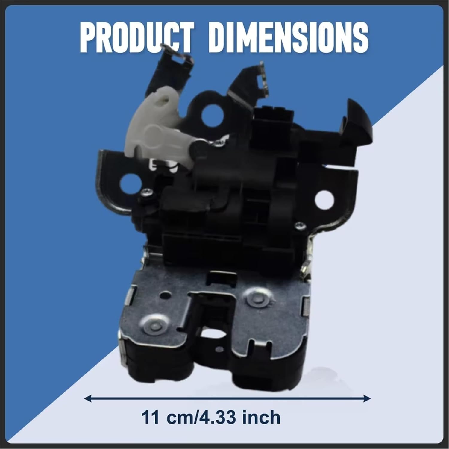 Tailgate Boot Lock Catch Compatible with A6 Saloon Estate 8R0827505A 4F9827505 8R0827505 3TD827505 Tailgate Boot Lid Trunk Lock Actuator Latch 4 Pins