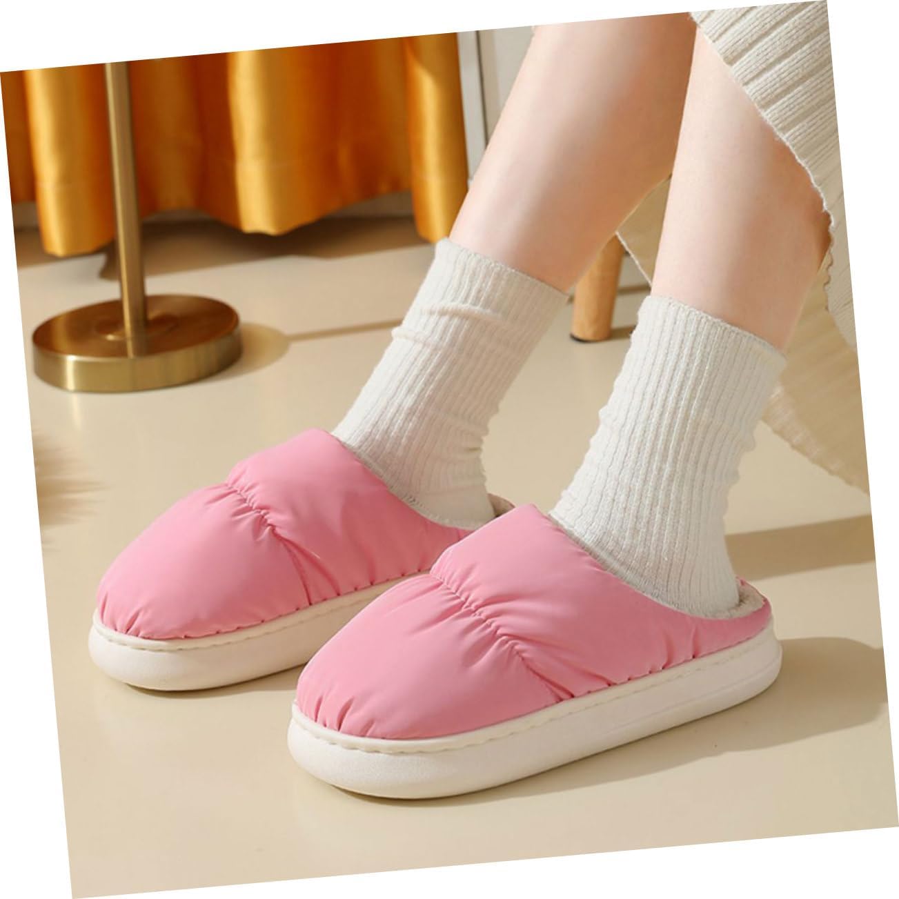 BESPORTBLE Foot Warming Shoes Cold Weather Warm Slippers Electric House Heated Slippers Desk Foot Warmer Heating