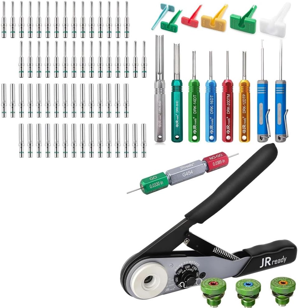 ST2163 Deutsch Crimp Kit SetACTHDT+P Solid Contacts Crimp Tool+ST5257