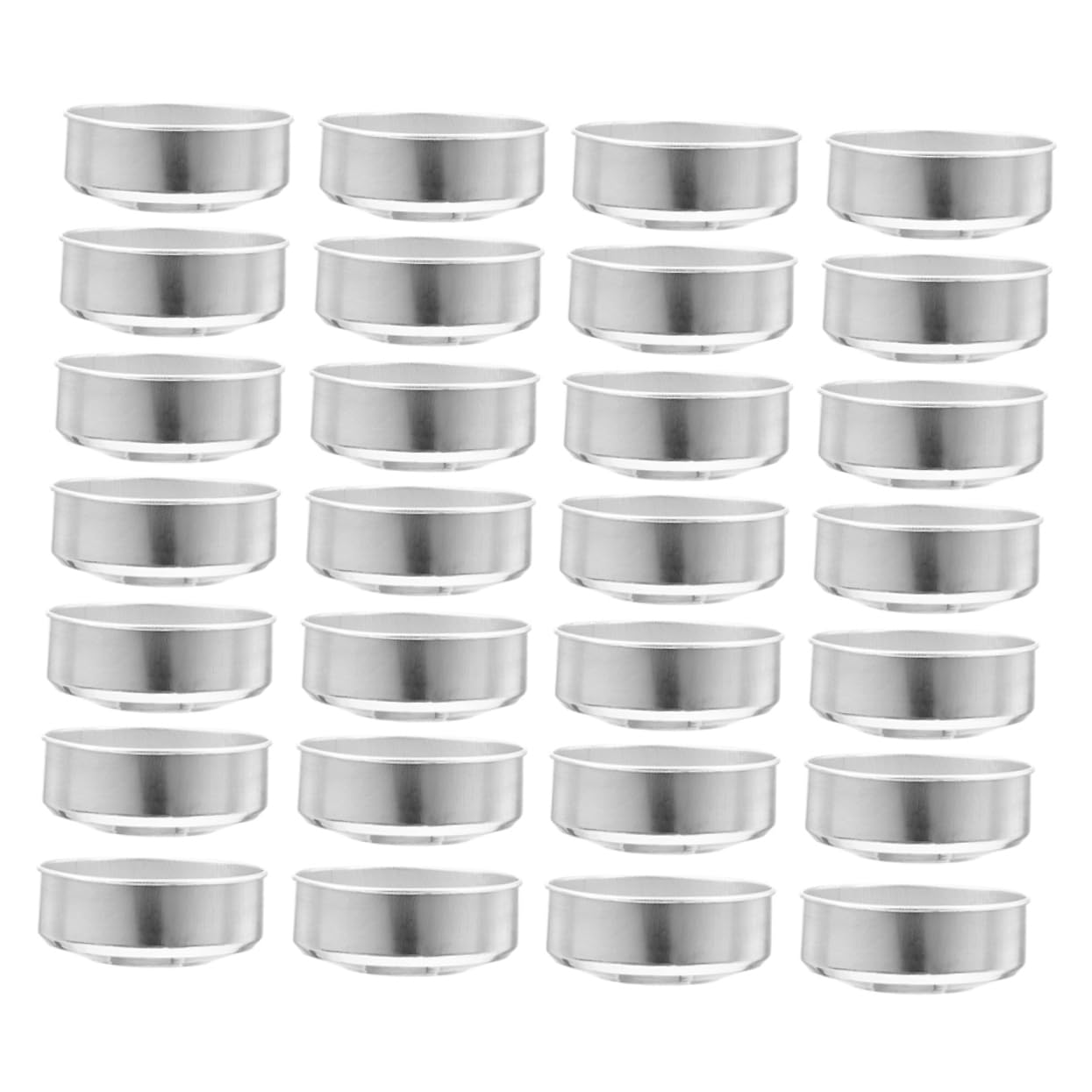 HAWILLOSCH DIY Tealight Tins 300pcs Round Tin Tea Light Jars Aluminum Candle Case