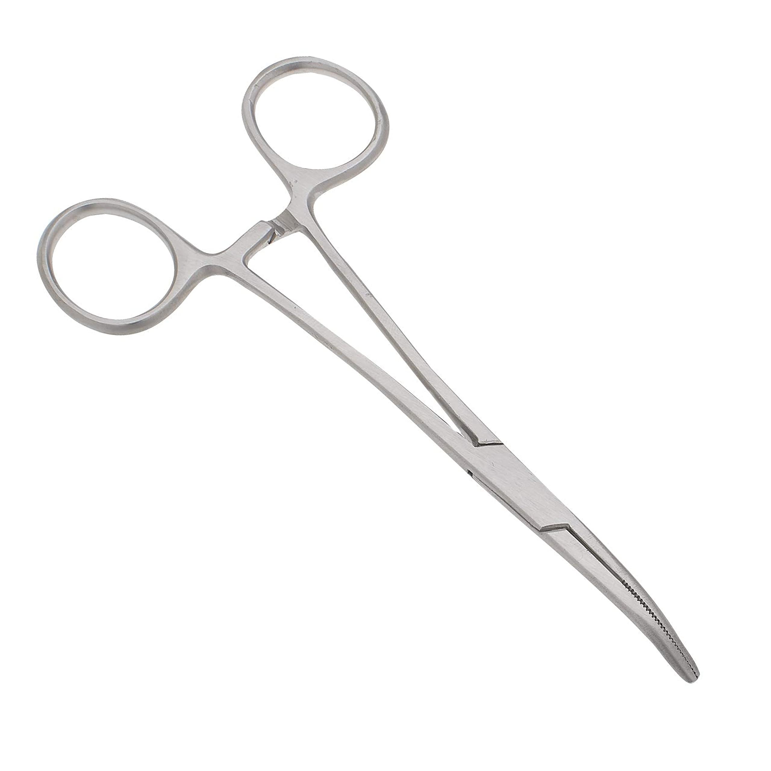 SURGICAL ONLINE 6" Curved Hemostat Forceps Stainless Steel Locking Tweezer Clamps - Ideal Hemostats for Nurses, Fishing Forceps, Crafts and Hobby