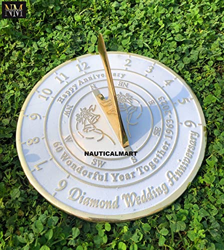 Reloj solar de 60 aniversario NauticalMart con acabados de calidad 3