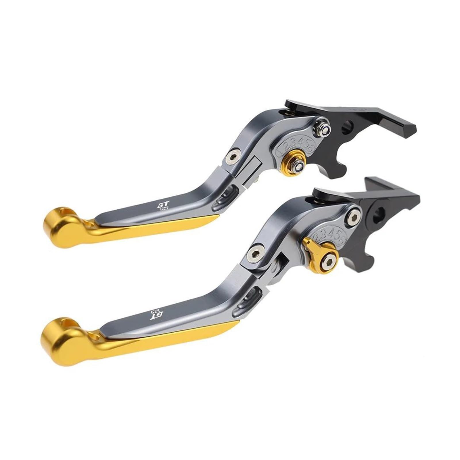 Lgldamuhx O Handlebar Clutch Brake Lever For Sr Gt 125 For Sr Gt125 2021-2023 Clutch Levers Folding Extendable Brake Handles