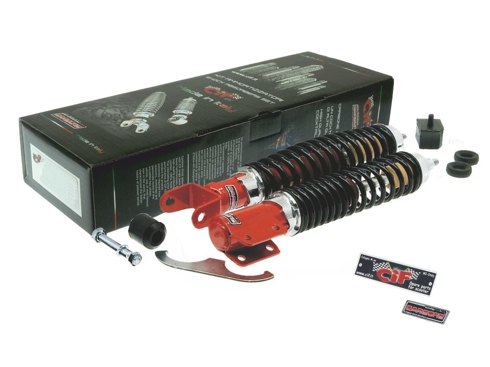 Cif 10725-KT Kit "Sport Tuning" Piaggio Vespa PX PE 125-150-200 Ammortizzatore Ant+Post