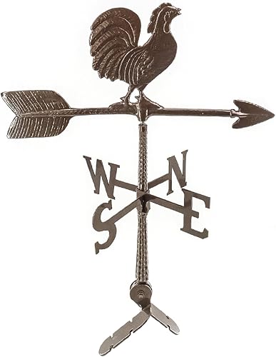 Miniatura 4 de Veleta de gallo de aluminio de 24 pulgadas - Veleta de pollo - Fácil de instalar - Resistente a los rayos UV - Aluminio con recubrimiento en polvo -
