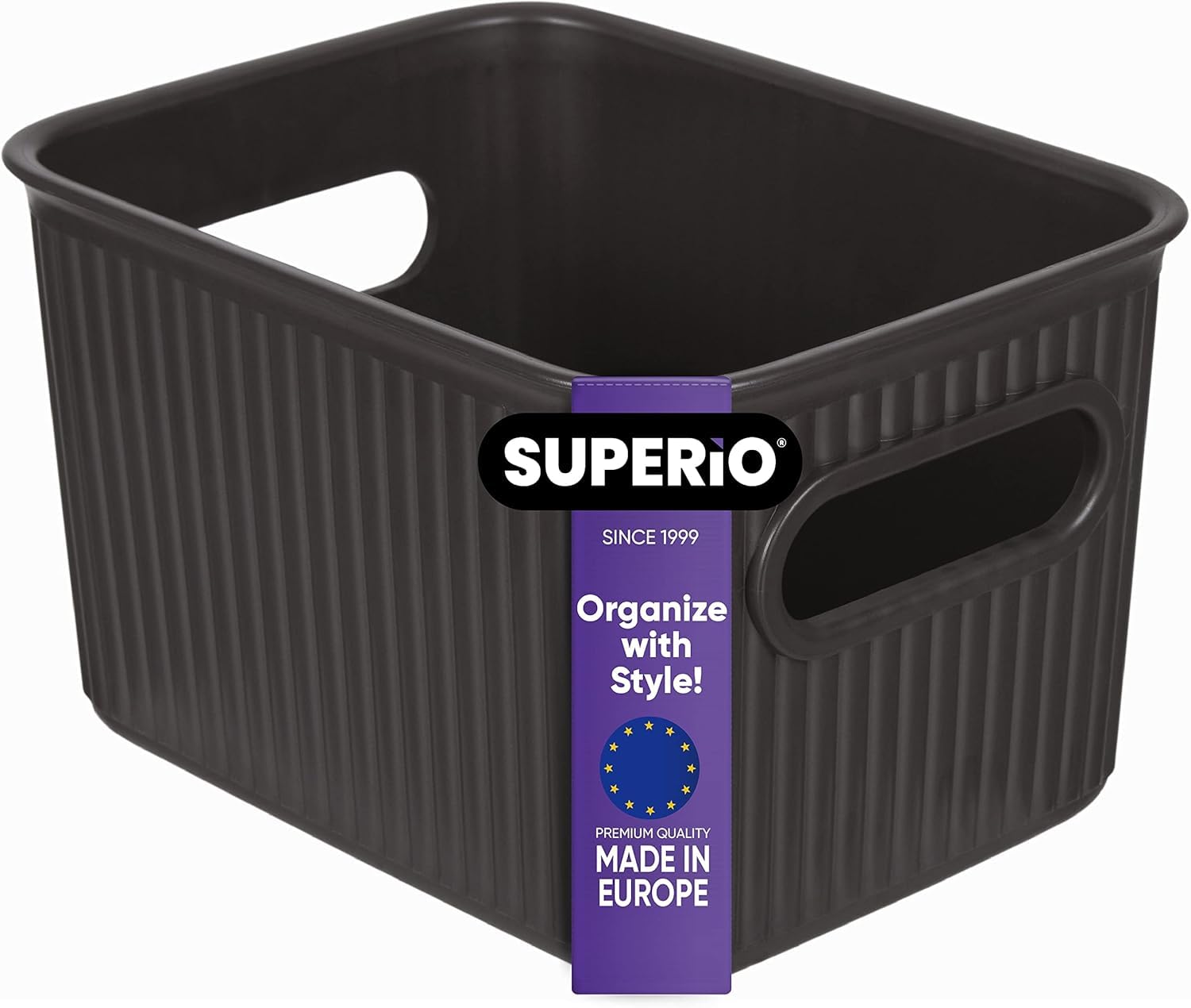 Paniers de rangement décoratifs Superio pour organiser tiroirs et placards - 7