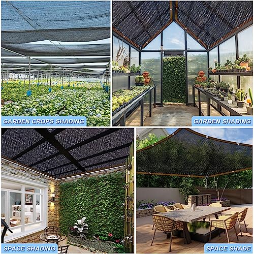ZOZIJIU Shade Cloth for Garden 70% Mesh Tarp with Grommets for Plants Greenhouse Cover 6X3FT Outdoor Sunblock Neting for Patio Pergola Deck Sturdy and Breathable Fabric Net