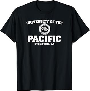 Campus Lab University of the Pacific Tigers Circle Logo T-Shirt - Black, Small