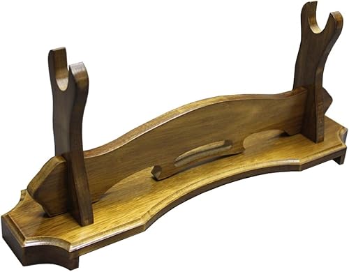 jiaoguo Base de montaje de madera samurai espada Katana Wakizashi Tanto soporte soporte exhibición 1 capa