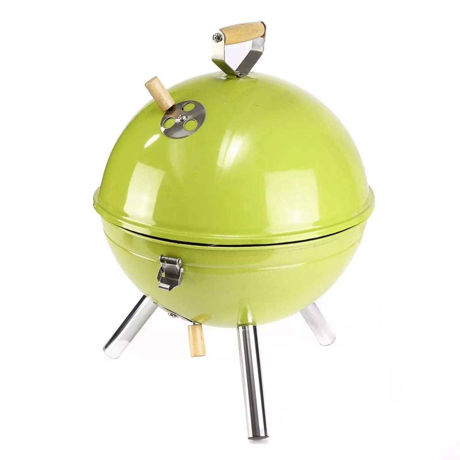 Barbecue charbon nomade vert 30x44cm idéal pour vos pique-niques