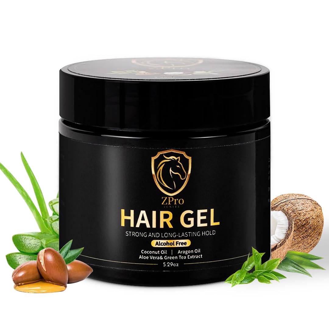 Amazon.com : 5.29 Oz- Alcohol-Free, Natural& Organic, Hair Gel for