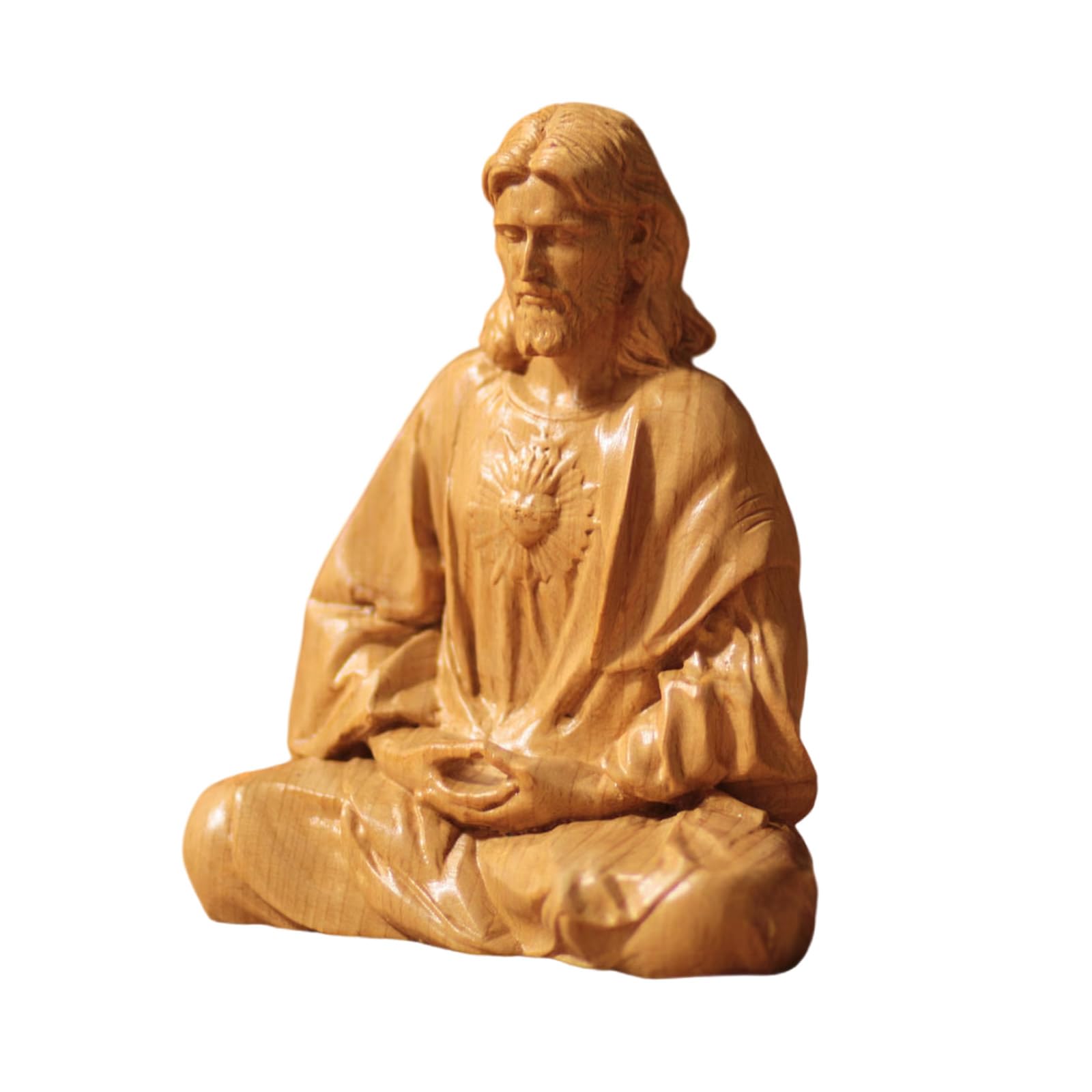 YWLUUOO Catholic Resin Statue Catholic Decors for Home Display Inspirational Religious Gift and Decorations Sacre Heart of Statue