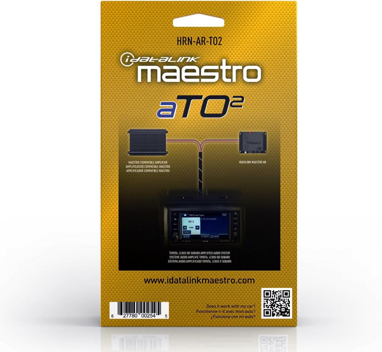 Idatalink Maestro HRN-AR-TO2 Harness - Connects a Maestro AR Amplifier Replacement Module to Select Toyota, Lexus, and Subaru Vehicles with Premium Sound Systems (ADS-MAR Module Required)