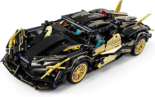 Juguetes de bloques de construcción de autos deportivos, escala 114, juego de construcción de modelos de autos de carreras para adultos, regalos de