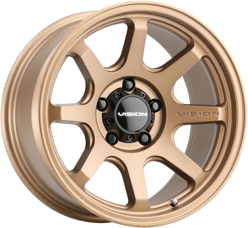 Vision 351 FLOW Custom Wheel - 17x8, 30 Offset, 5x114.3 Bolt Pattern, 76.1mm Hub - Bronze Rim