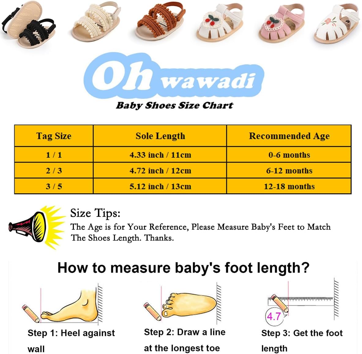 Ohwawadi Baby Boys Girls Sandals Soft Sole Summer Infant Wedding Dress Flat Shoes Beach Sandal Newborn Crib Shoes First Walkers - Image 7