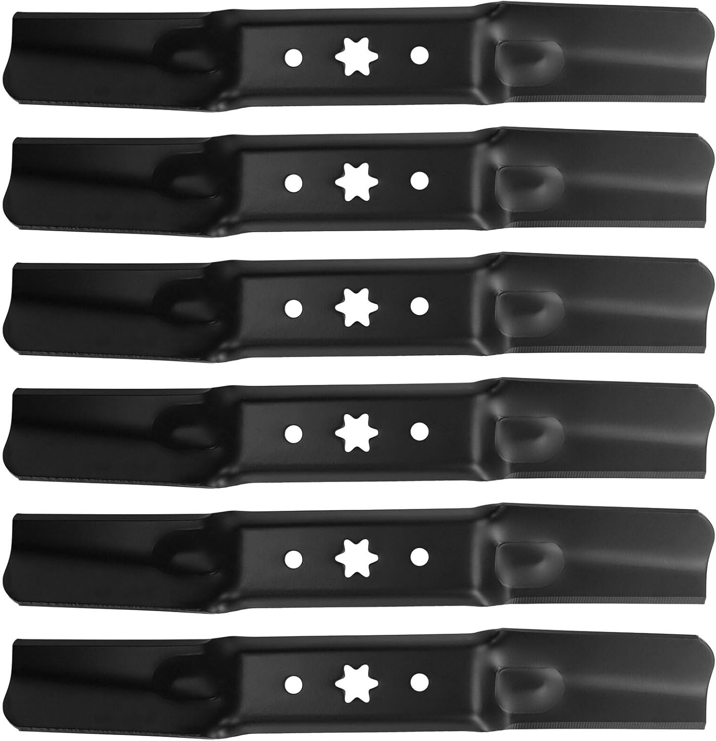 ECCPP 34/50 inch Deck high-Lift Mower Blades 942-05052A Fit for Cub Cadet for MTD for Troy Bilt 942-05052A G8200 G8300 ZS6700 XT1-LT50 XT2-LX50 for Columbia CYT5023SE ZT-L50 M155-34 (Pack of 6)