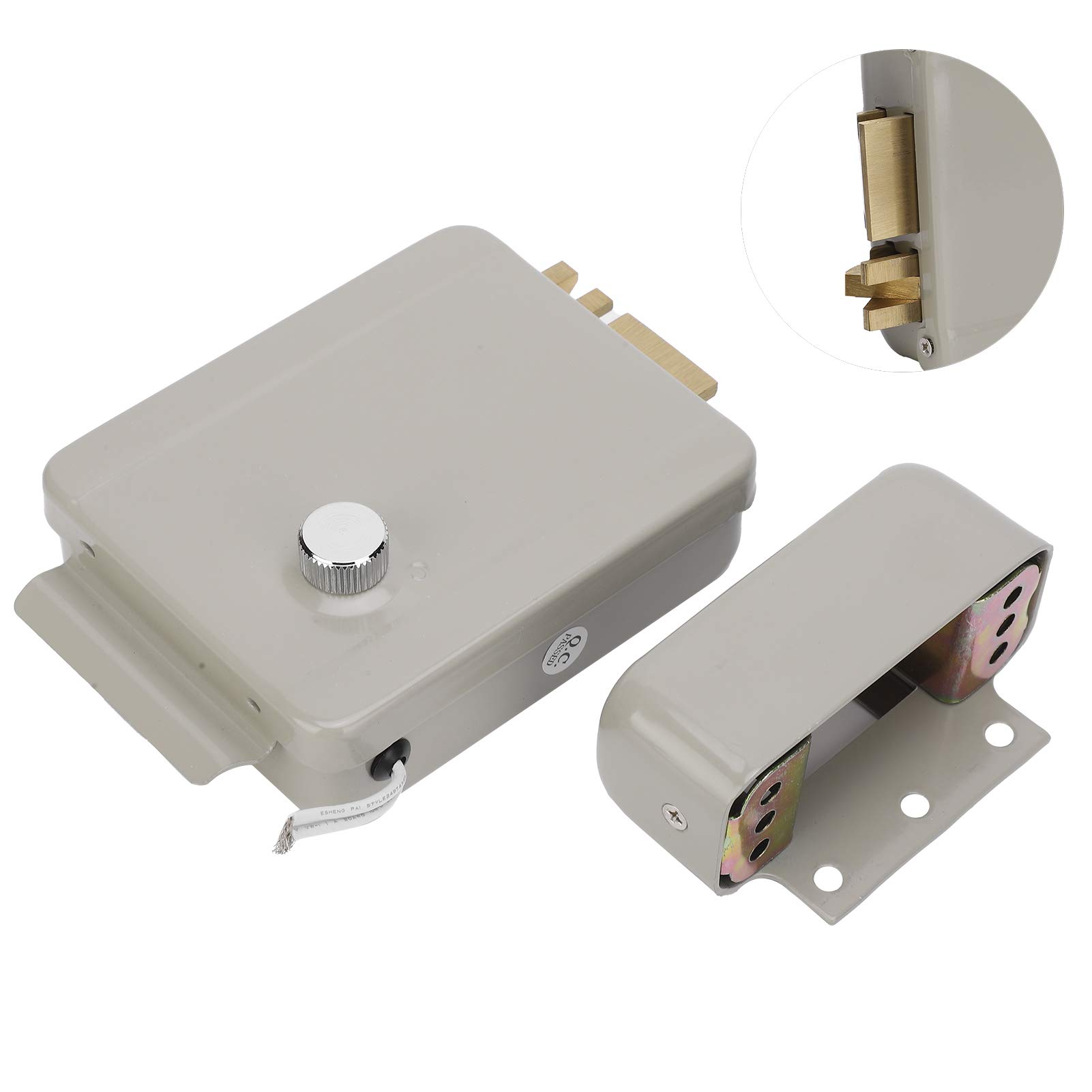 Cryfokt Electric Control Lock Reliable 2 Wire Electromagnetic Locking