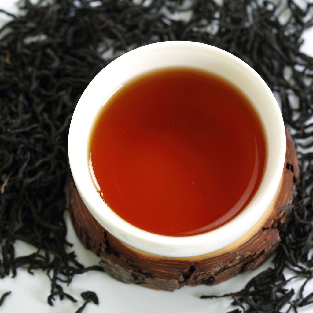 GOARTEA Schwarzer Tee - 4Pcs 250g Total 35.2oz Premium Grade - Lapsang Souchong Tea - Loose Leaf Chinese Black Tea Schwarztee - Black Buds - No Smoky Taste