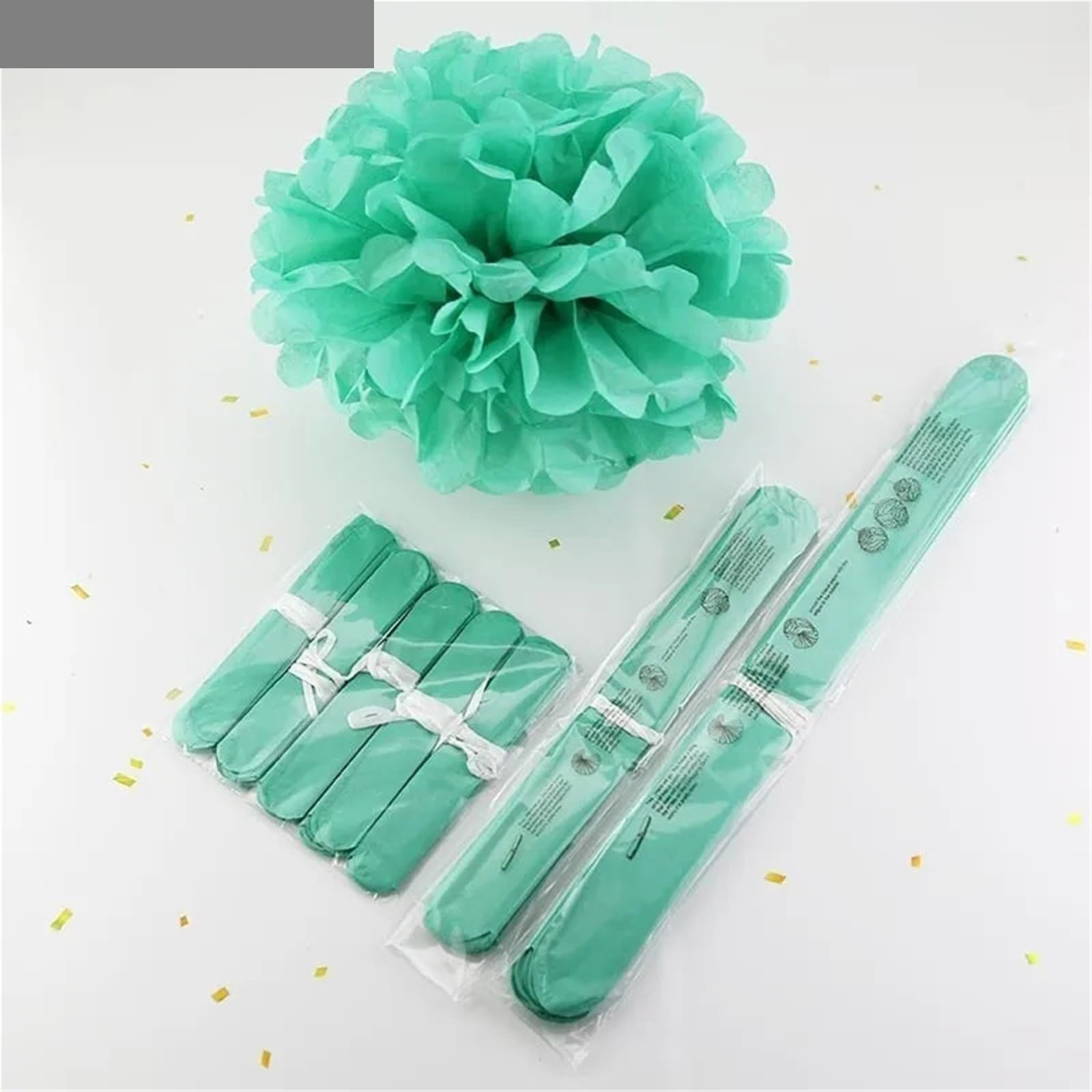 Pompones De Papel 5 Uds 10/20/30cm Pompones De Papel Tisú Fondo De Fiesta Pompones Flores Decoración De Boda(Coffee,30cm(12inch))