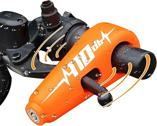 Cerradura de acelerador de motocicleta resistente antirrobo ajustable, sistema de alarma de motocicleta antirrobo de 110 db, cerraduras de scooter