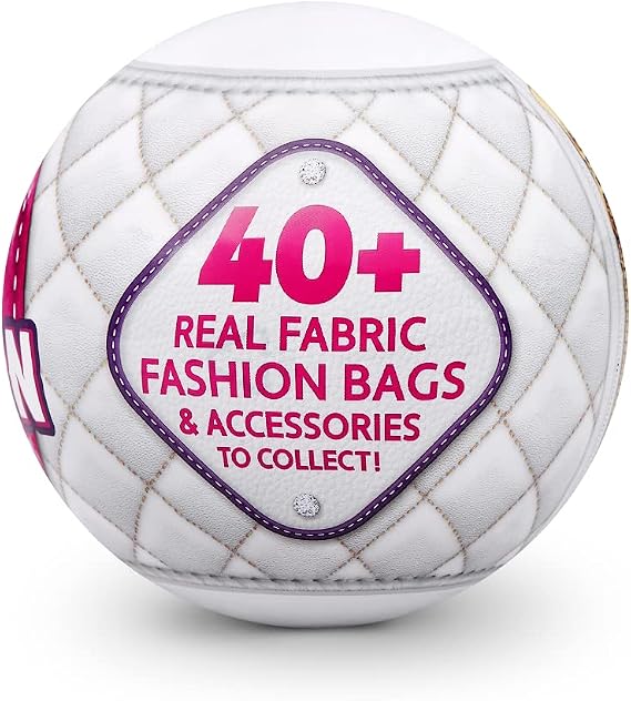 5 Surprise Mystery Capsule Real Miniature Collectible Mini Fashion Brands Series 1, Small Parts, not for Children Under 3