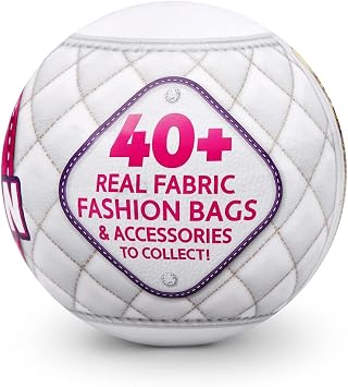 5 Surprise Mystery Capsule Real Miniature Collectible Mini Fashion Brands Series 1, Small Parts, not for Children Under 3