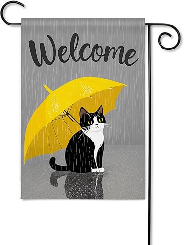 Miniatura 14 de Moslion Bandera de jardín de tulipanes, campo floral al atardecer, nube, tulipán, rosa, amarillo, flores verdes, banderas de doble cara, bandera