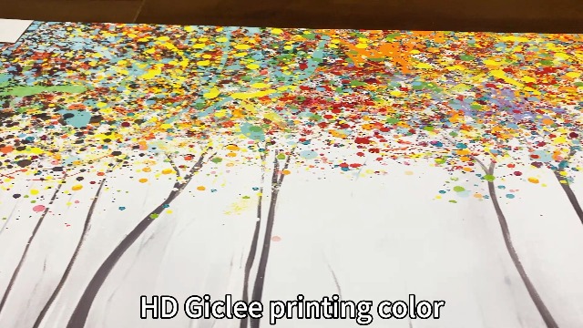 Stampa Su Tela Astratta Fiori Blu Scuro E Bianchi | Quadro Moderno 50x100 Cm Per Soggiorno E Camera Da Letto