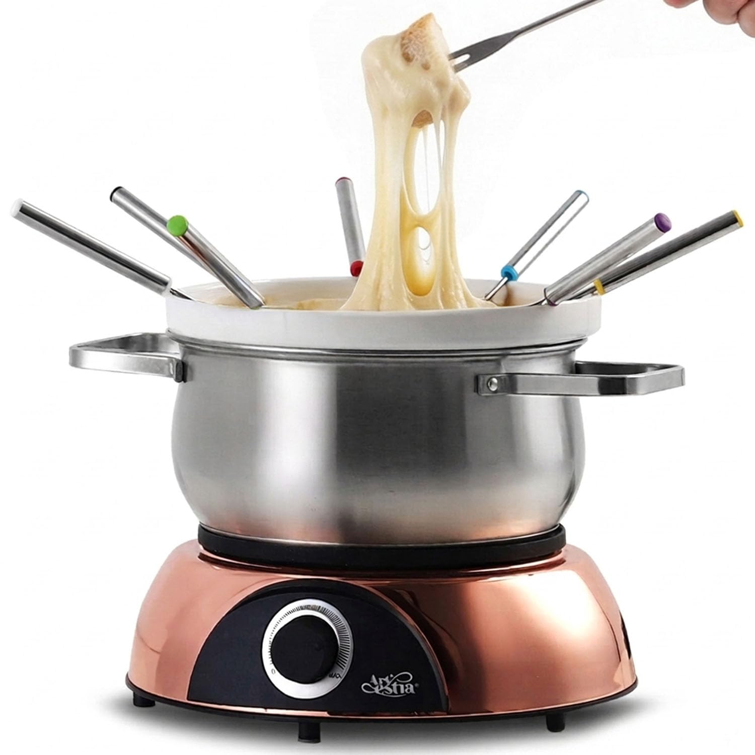 Artestia 3-in-1 Electric Fondue Pot 2.6QT