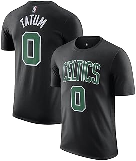Outerstuff Jayson Tatum Boston Celtics NBA Kids Youth 8-20 Black Statement Edition Performance Jersey T-Shirt