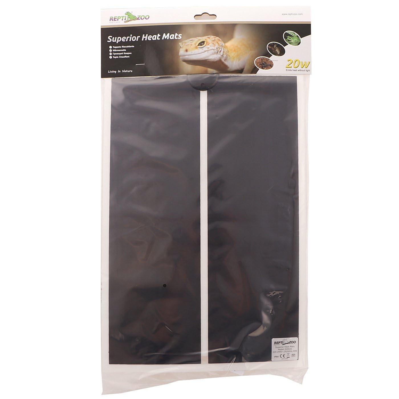 ReptiZoo - Tappetino riscaldante per sistema a rack, 20 Watt (SHM20)