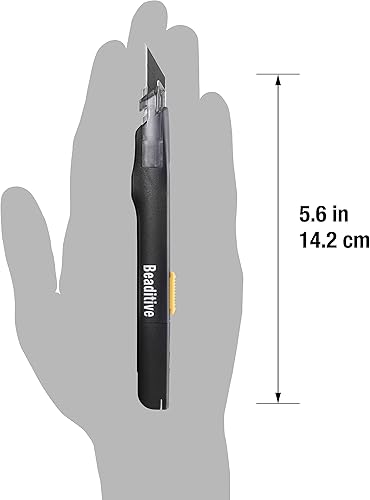 Miniatura 7 de Beaditive Cuchillo de artesanía de alta precisión con 10 cuchillas, cuchillo utilitario de hoja de 30 grados, para arte, manualidades, fabricación