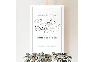 Couples Shower Sign: Welcome to Our Personalized Celebration