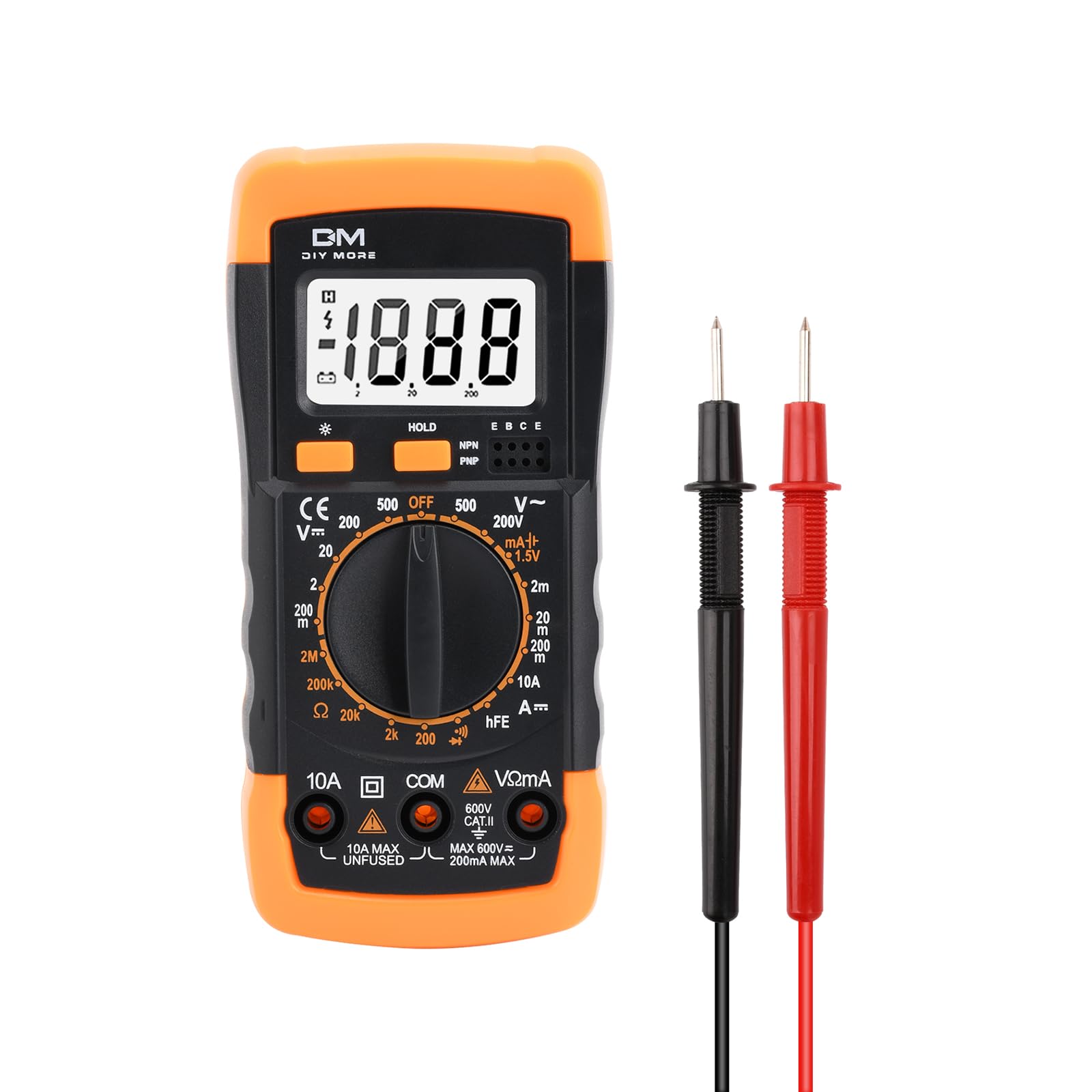 Amazon | DiyStudio マルチメーター テスター デジタル 電圧計