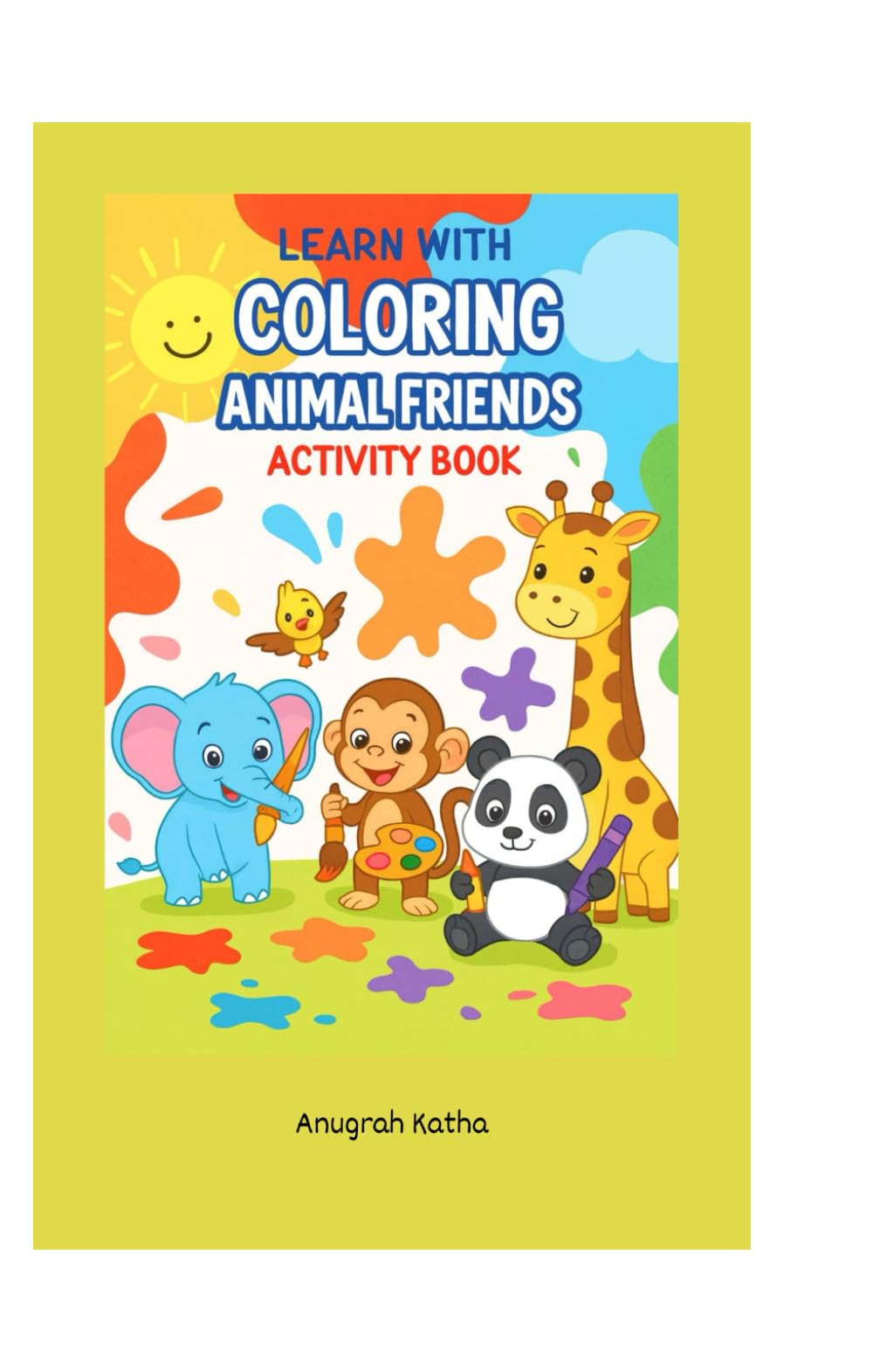 Learn With Coloring Animal Friends: Activity Book