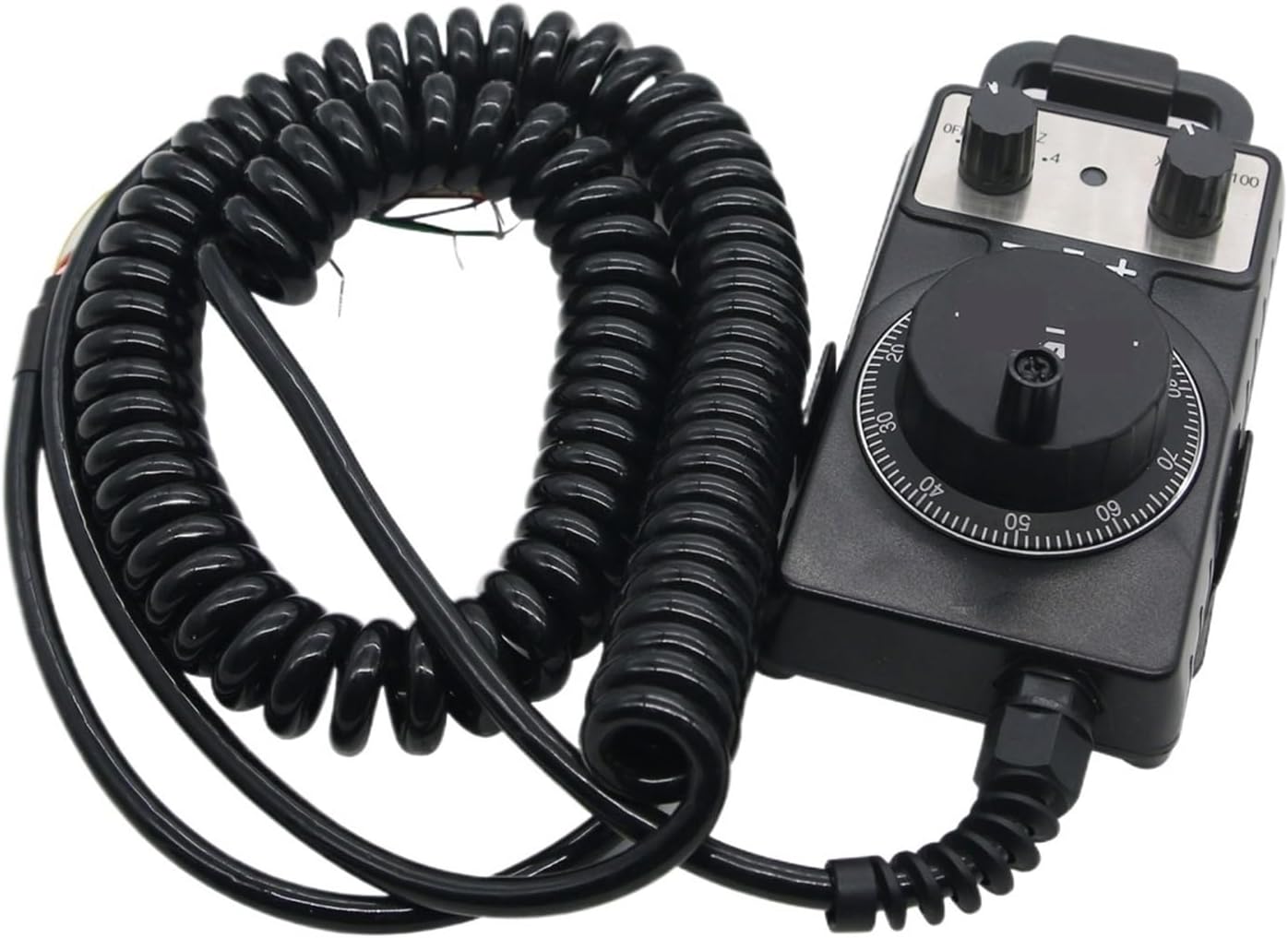 1pcs 24V 100PPR Manual Pulse Generator Handwheel Pendant Handheld Controller for PLC