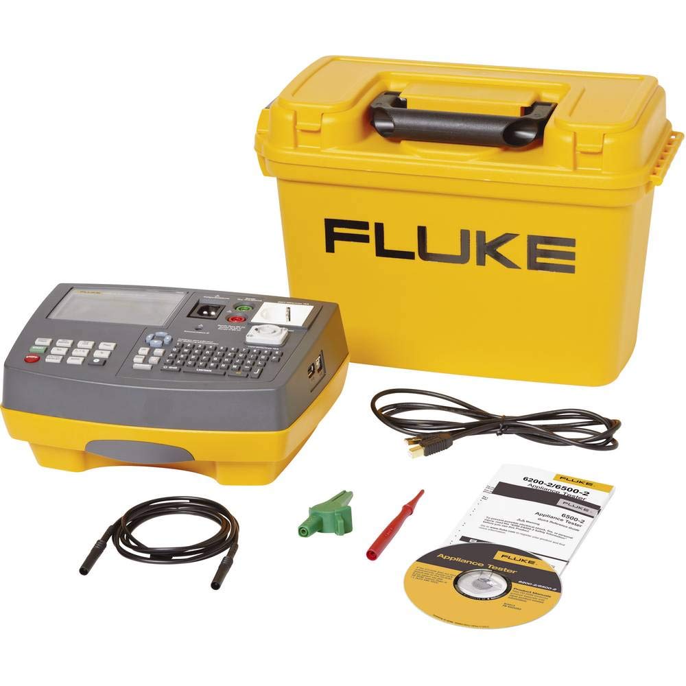 Fluke 6500?2 4325041 Installationstester - Tragbarer Ger?tetester - Vde 0701/0702 - Din En 50678/50699 - Display - Usb - 1 St?ck - Gelb/schwarz (4325