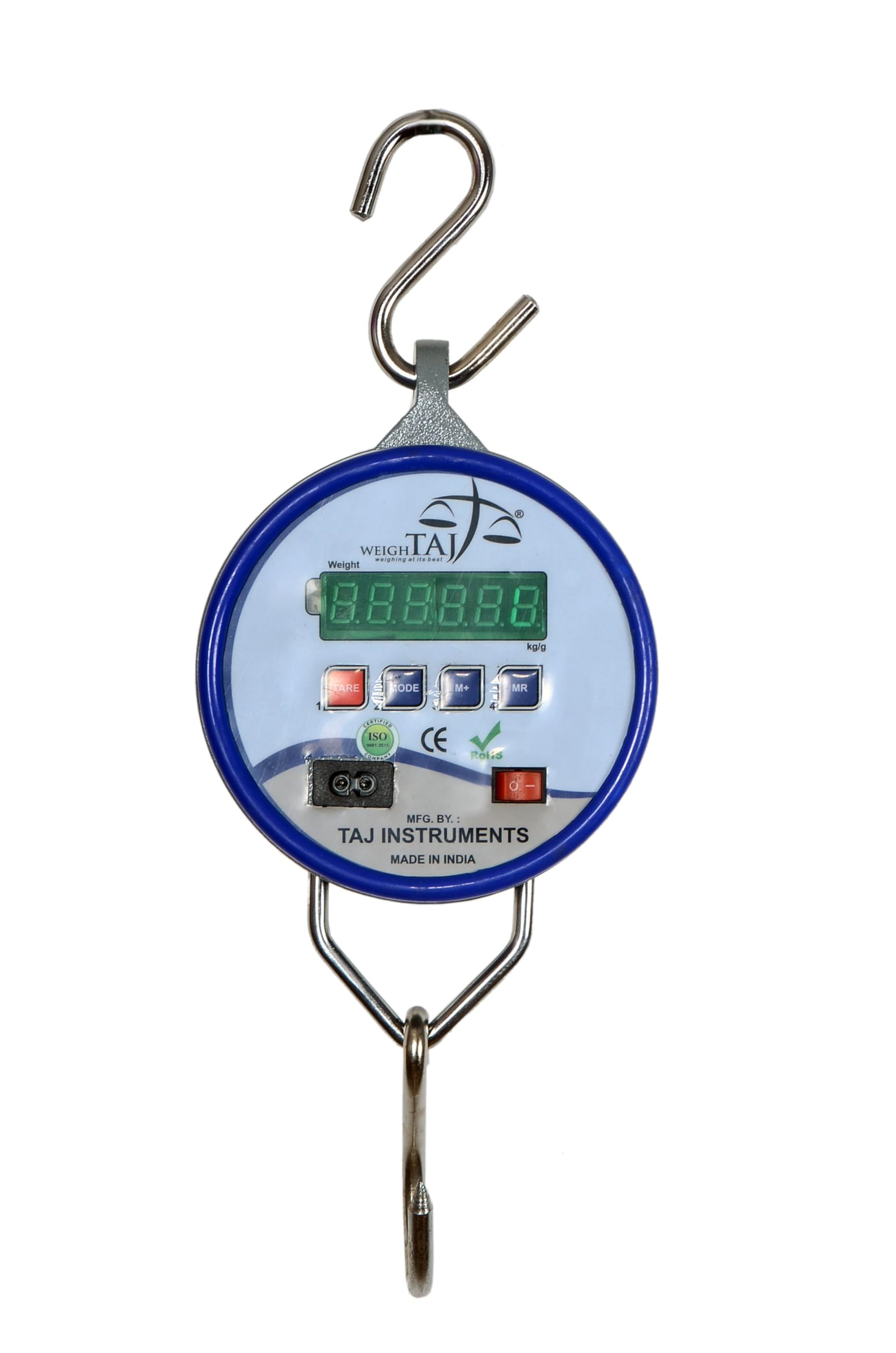 WeighTaj 150Kg Economy Portable Digital Hanging Scale With Green Led Display, Inbuilt Battery- Ideal For Poultry, Fabrication, Industrial, Domestic, LPG Cylinder Delivery Use-image-13